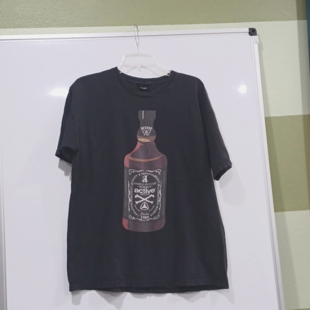 Active Ride Shop Faded Black Graphic Tee